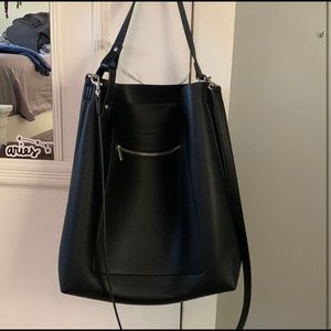 Aeropostale Black Shoulder/Crossbody Bag